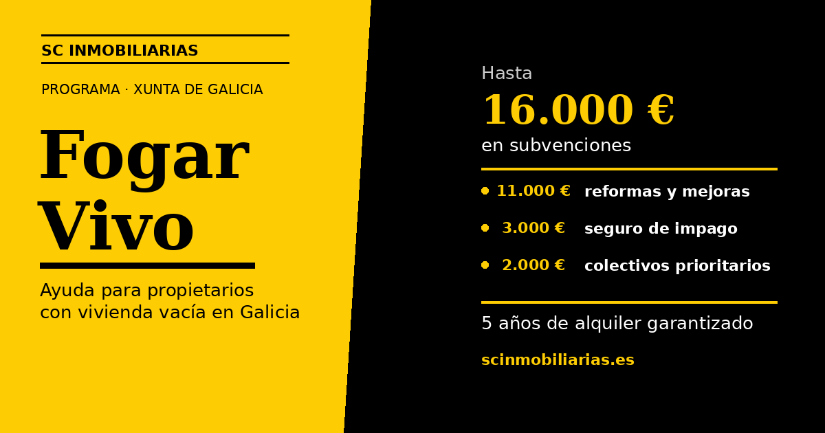 Condiciones Fogar Vivo, Xunta de Galicia