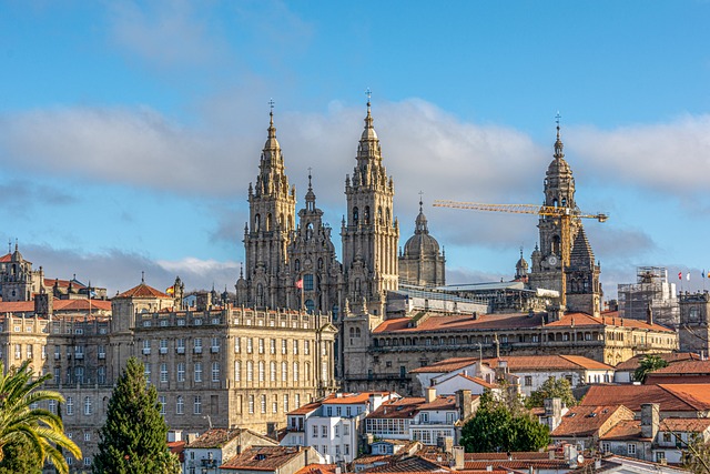 Vista de Santiago de compostela