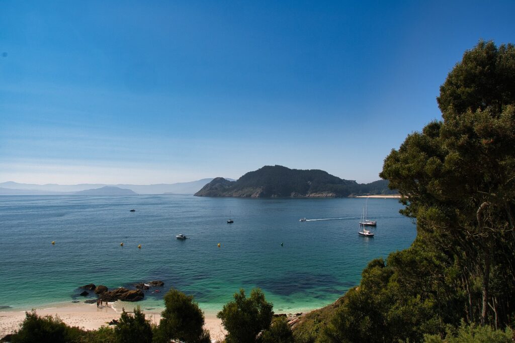 precioso paisaje de galicia.